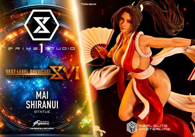 《拳皇98》版不知火舞最新雕像公开 性感无双背部压力巨大