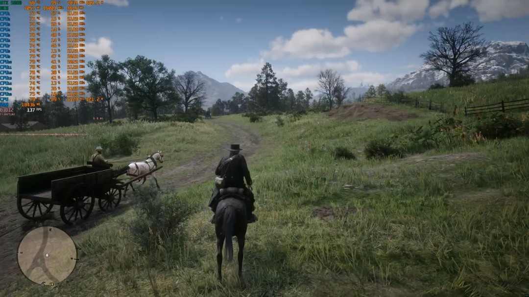 《荒野大镖客2》DLSS 4.5测试 质量模式画质甚至超过了原生分辨率
