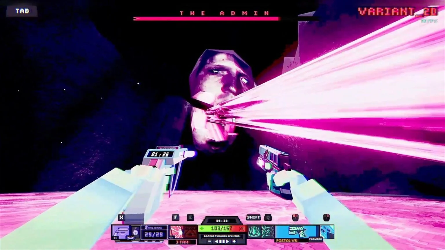 《ODDCORE》登陆Steam 肉鸽加持复古风格FPS