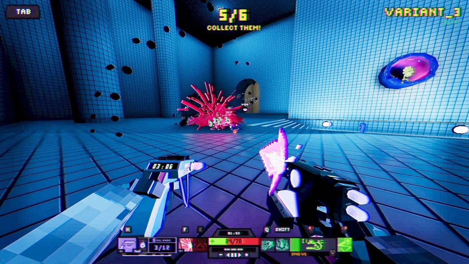 《ODDCORE》登陆Steam 肉鸽加持复古风格FPS