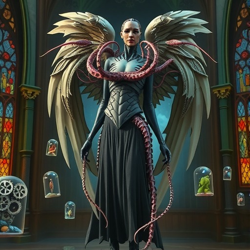 《生化之父新作概念图引发热议，天使造型到底有多猎奇？玩家该如何看待这种颠覆性设计》(图3)