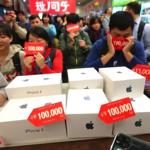 抢购热潮升温！全新未拆封iPhone 4价格炒到万元(图2)