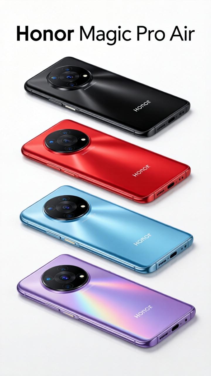 真机长这样！荣耀Magic8 Pro Air四种配色亮相重155g(图3)