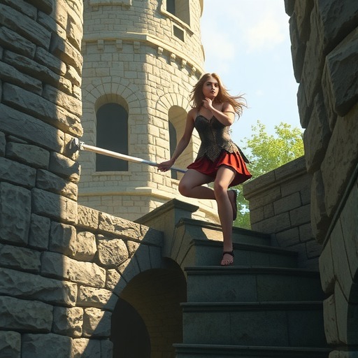 ARPG女主爬梯太妖娆被指违和 作者调优臀部更懂人心(图3)