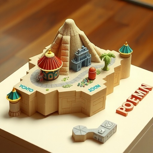 大神手搓《宝可梦》第二世代城都地区微缩立体地图(图19)