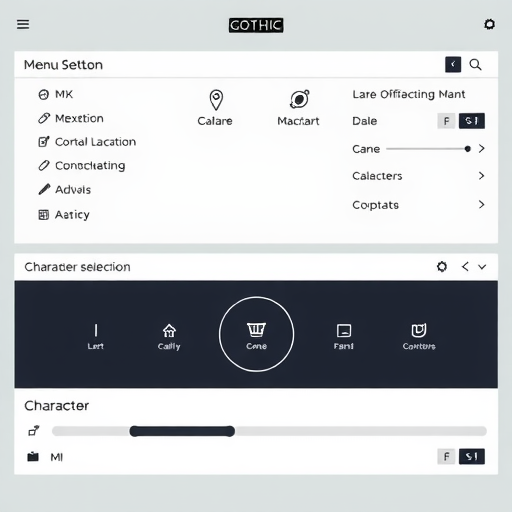 更加简洁！ 《哥特王朝》重制版新版UI界面截图发布(图2)