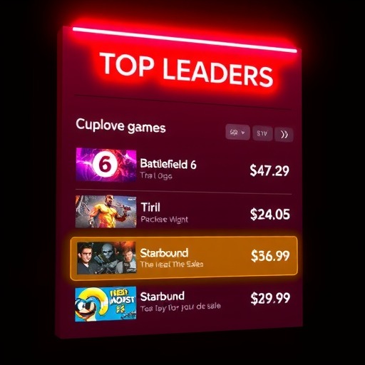 Steam新一周销量榜：《战地6》仅排第三《星际裂变》上榜(图2)