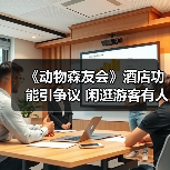 《动物森友会》酒店功能引争议 闲逛游客有人欢迎有人烦（图3）