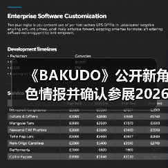 《BAKUDO》公开新角色情报并确认参展2026国际电玩展（图4）