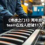 《博德之门3》两年后Steam在线人数破11万，现象级表现持续热（图1）