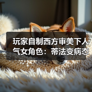 玩家自制西方审美下人气女角色：蒂法变病态胖墩！