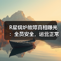 R星锅炉故障真相曝光:全员安全,运营正常(图2) R星锅炉故障真相曝光:全员安全,运营正常(图2)