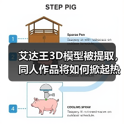 艾达王3D模型被提取,同人作品将如何掀起热潮?(图1) 艾达王3D模型被提取,同人作品将如何掀起热潮?(图1)